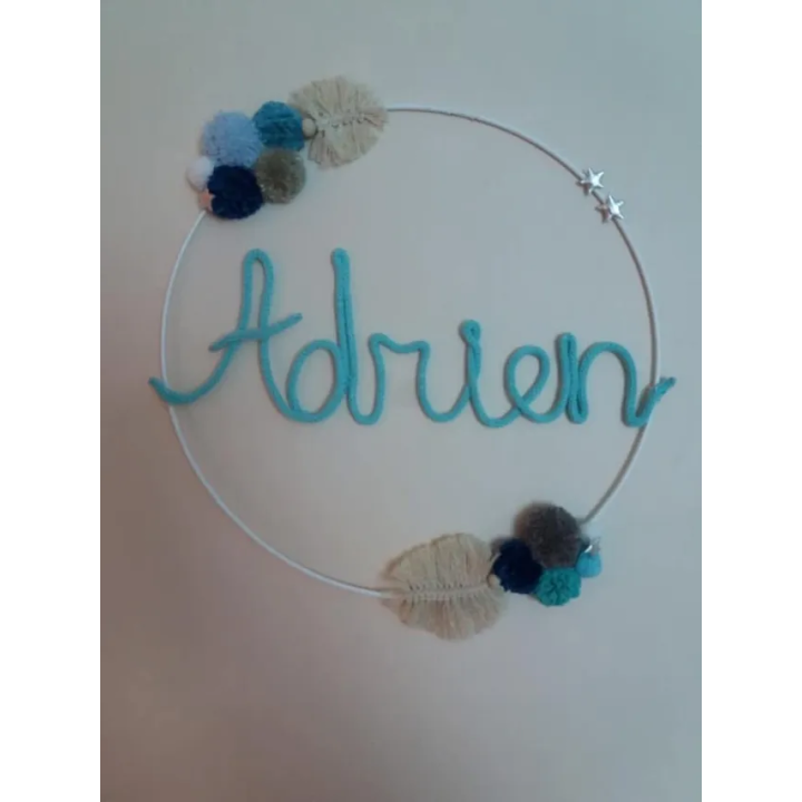 Décoration de porte avec Prénom